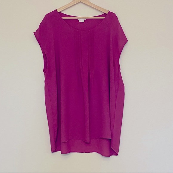 Penningtons Women’s Pink Responsible Blouse With Pintuck Details - Size 1XL - Picture 7 of 8